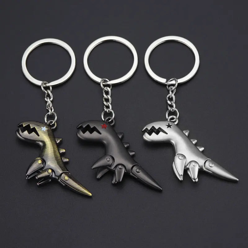 Jurassic Metal Dino Keychain Jurassicgoods