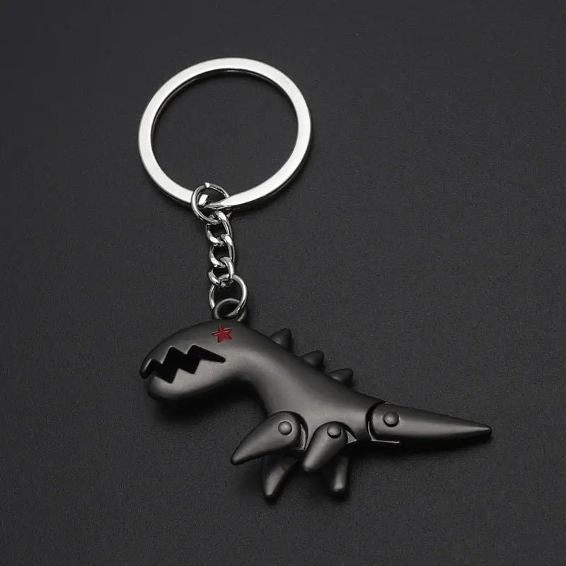 Jurassic Metal Dino Keychain Jurassicgoods