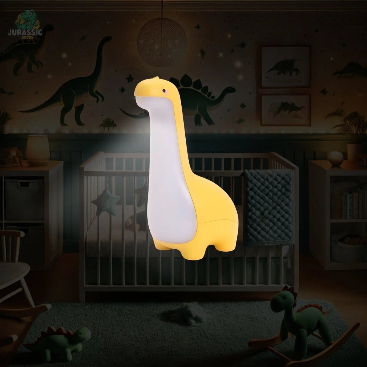 Adorable Dinosaur Night Light – USB Rechargeable, Eye - Friendly Bedside Lamp & Room Decor - Jurassicgoods