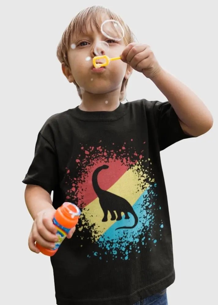 Cartoon Dinosaur Short Sleeve T-Shirt - Jurassicgoods