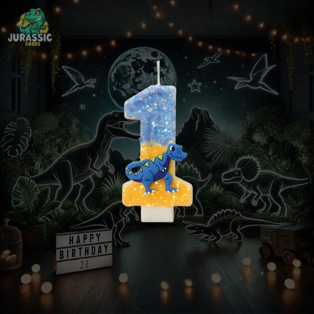 Dinosaur Birthday Candles - Jurassicgoods