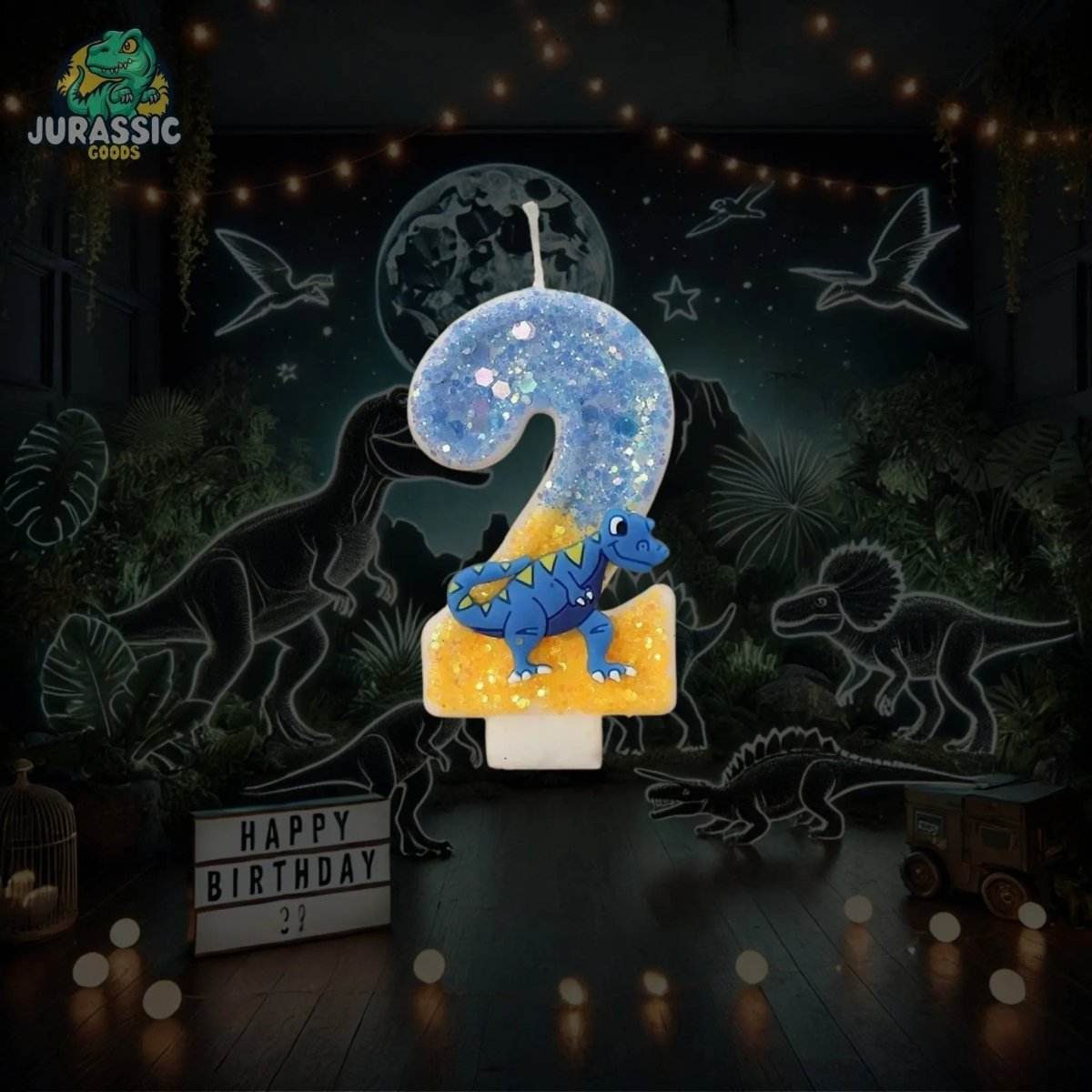 Dinosaur Birthday Candles - Jurassicgoods